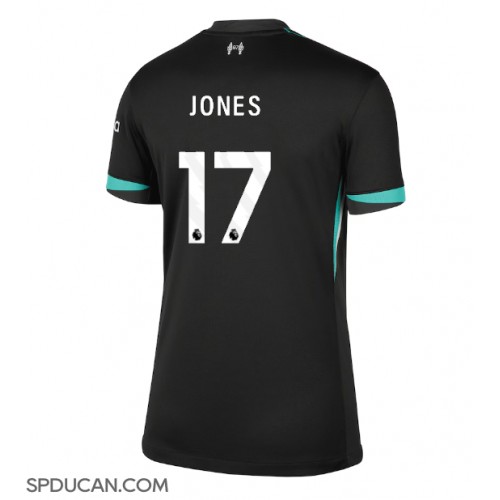 Zenski Nogometni Dres Liverpool Curtis Jones #17 Gostujuci 2024-25 Kratak Rukav